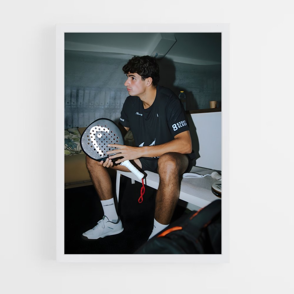 Poster Le Casque de Rêve – affiche Padel (vue 3)